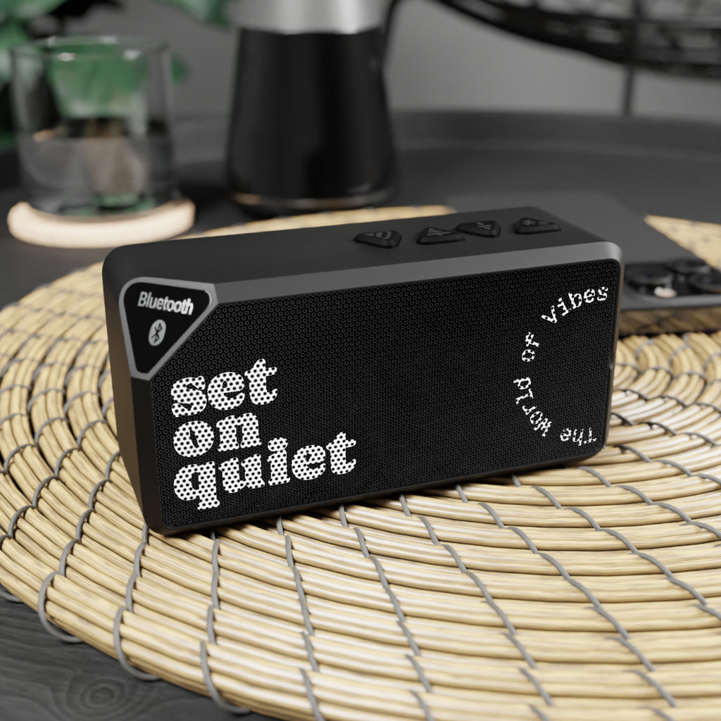 TWOV: SET ON QUIET Portable Speaker